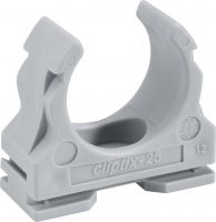 Kunststoffklemmschelle clipfix 63mm grau