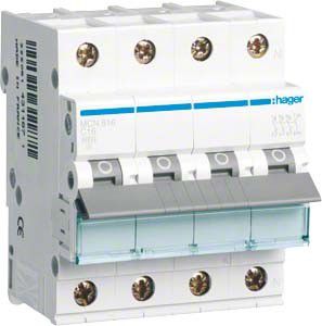 Leitungsschutzschalter MCN616 C-16A 3+N pol