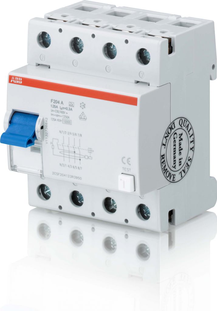 FI-Schutzschalter F204A 125A 4-pol 0,3A