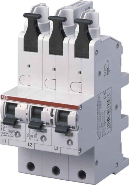 Hauptsicherungsautomat S751/3-E63 3-pol 63A E SS