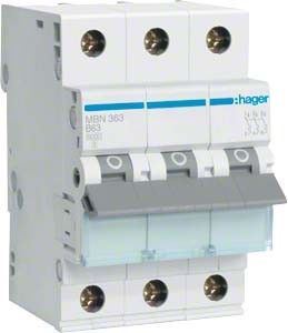 Leitungsschutzschalter MBN363 B-63A 3pol