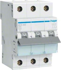 Leitungsschutzschalter MCN363 C-63A 3pol