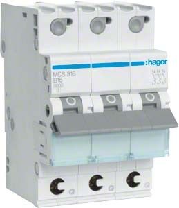 Leitungsschutzschalter MCS316 C-16A 3pol