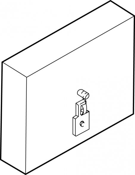 60228 Klemmendeckel mit Schieber