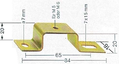 Tragschienenträger TST 2/M5