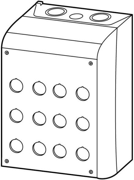 Aufbaugehäuse M22-I12