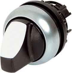 Leuchtwahltaste m.Knebelg. M22-WLK-W