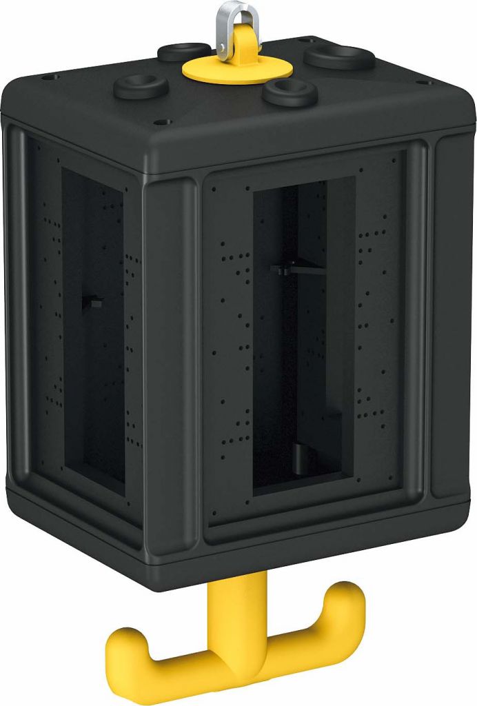 VHF8 Versorgungseinheit IP44, mit Griff, leer