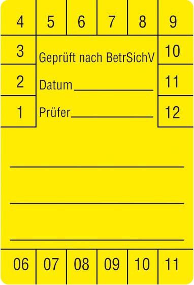 Prüfetiketten 1280