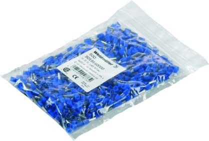 Aderendhülse m. Kragen blau 2,50 mm² L=8mm H2,5/15D BL
