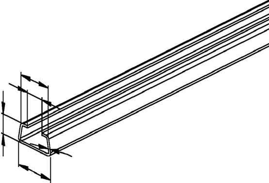 Ankerschiene 2980/2 FO