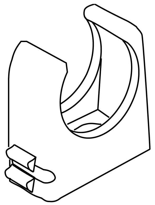 RO-Clip-Rohrschelle lgr 796.130