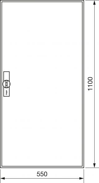 Zählerschrank universZ ZB32S 1100x550x205 IP44