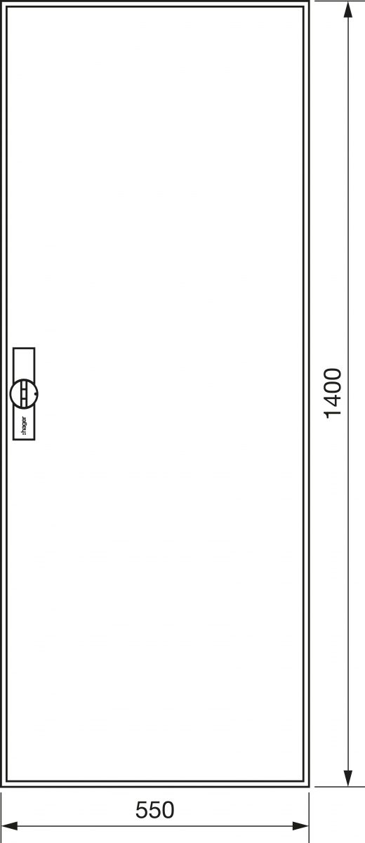 Zählerschrank universZ ZB52S 1400x550x205 IP44