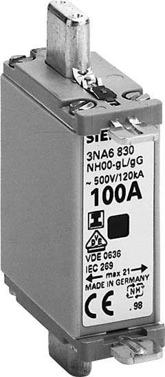 NH-Sicherung NH000 100A gL/gG - 3NA6830