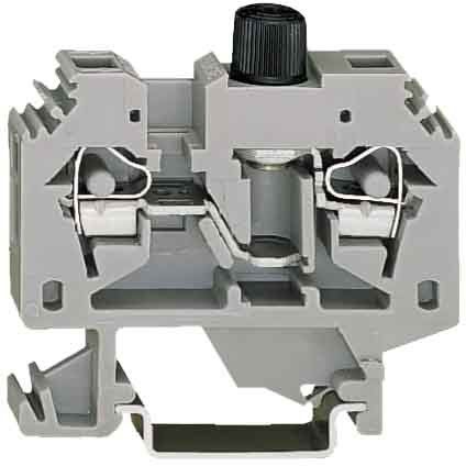 Sicherungsklemme ohne Kennmelder 282-122 bis 6mm² grau
