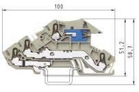 Installationsklemme WKIS 2,5 NT-D-SL