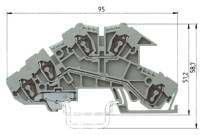 Installationsklemme WKIF 2,5 N-D-SL