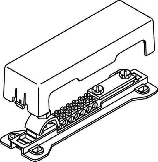 Potischiene plombierbar halogenfrei mit Deckel