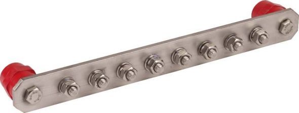 Potentialausgleichschiene PAS I 8AP M10 V2A