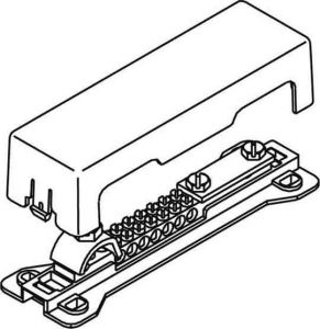 Potischiene plombierbar halogenfrei mit Deckel