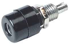 BIL 20 SCHWARZ/BLACK EINBAUBUCHSE 4MM