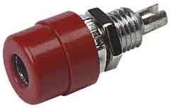 BIL 20 ROT/RED EINBAUBUCHSE