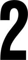 Ziffer '2' 99222.013.2 - 100mm