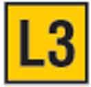 Etiketten CWMS-L3-260-YE