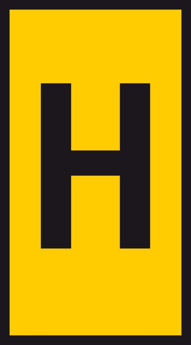 Kabelmarkierer HODS50 H PVC YE 1000