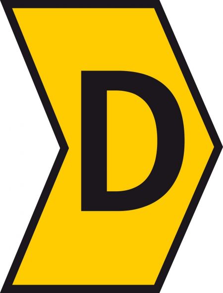 Kabelmarkierer HGDC4-9 D PVC YE 250