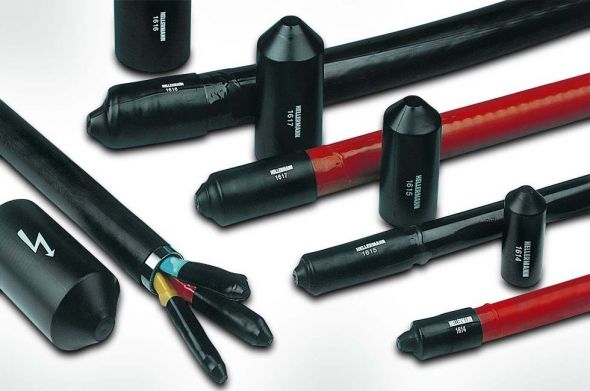 Warmschrumpf-Endkappe 1613-1-B5W2 PO-X BK