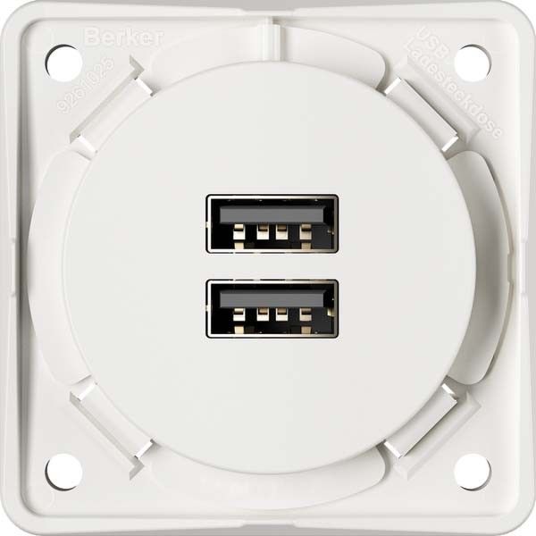 USB-Ladesteckdose 926102509 polarweiß matt