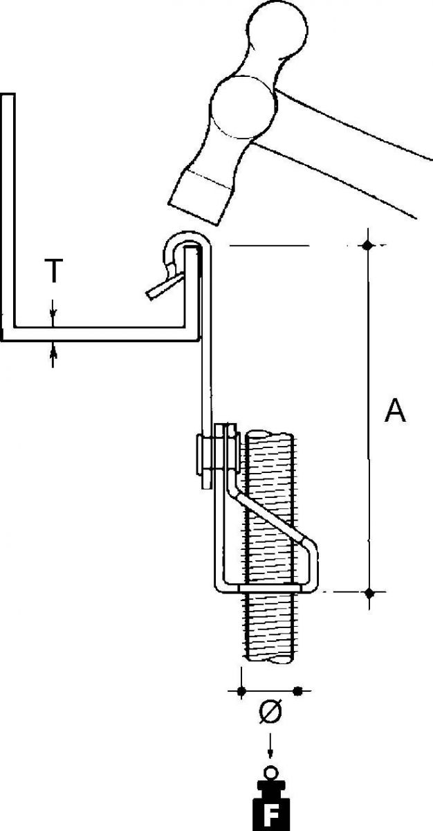 Stangenbefestigung AV155-AM10T