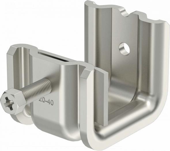 Trägerklammer SSP 20-40 M6 V2A