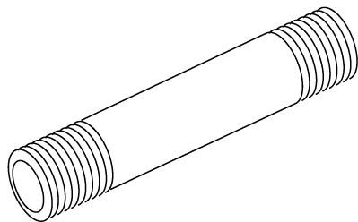 Gewindestutzen 184/100