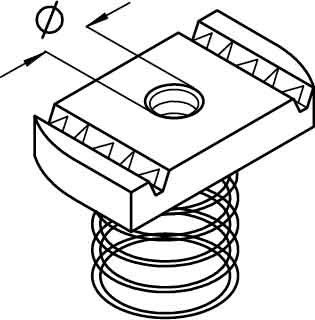 Ankermutter AMF22 M10