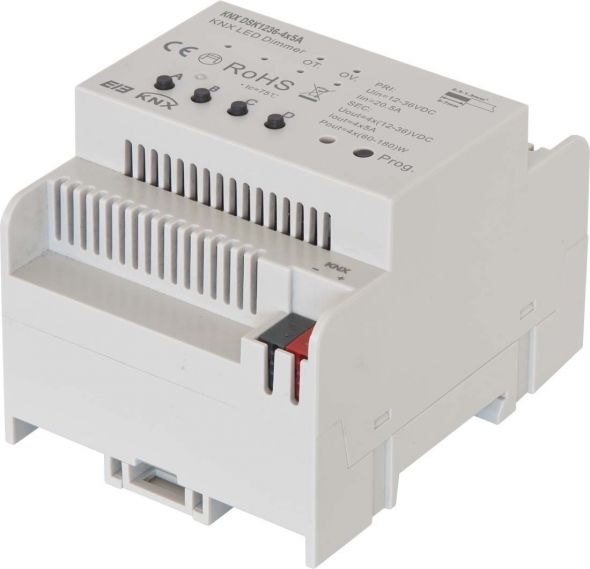 KNX-Dimmer Unicolor KNXDSK1236-4x5A
