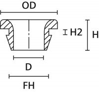 Durchführungstülle OP1503 PE NA 2000