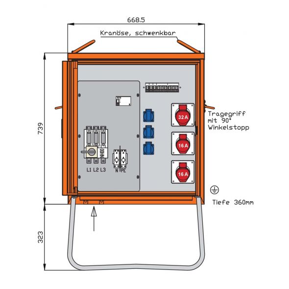 Verteilerschrank WV0270R1