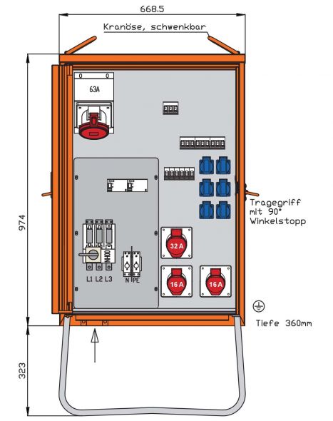 Verteilerschrank WV0363R1