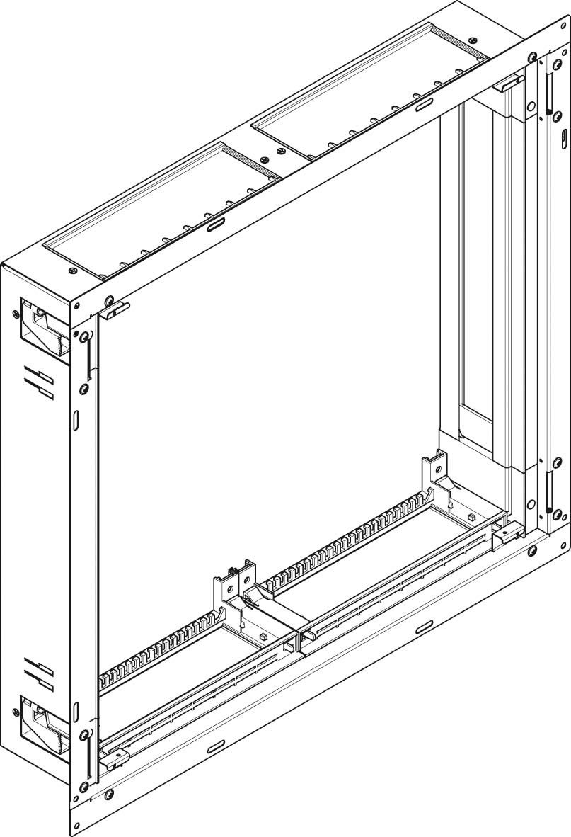 Flachverteil. UP/HW T110mm UL23X