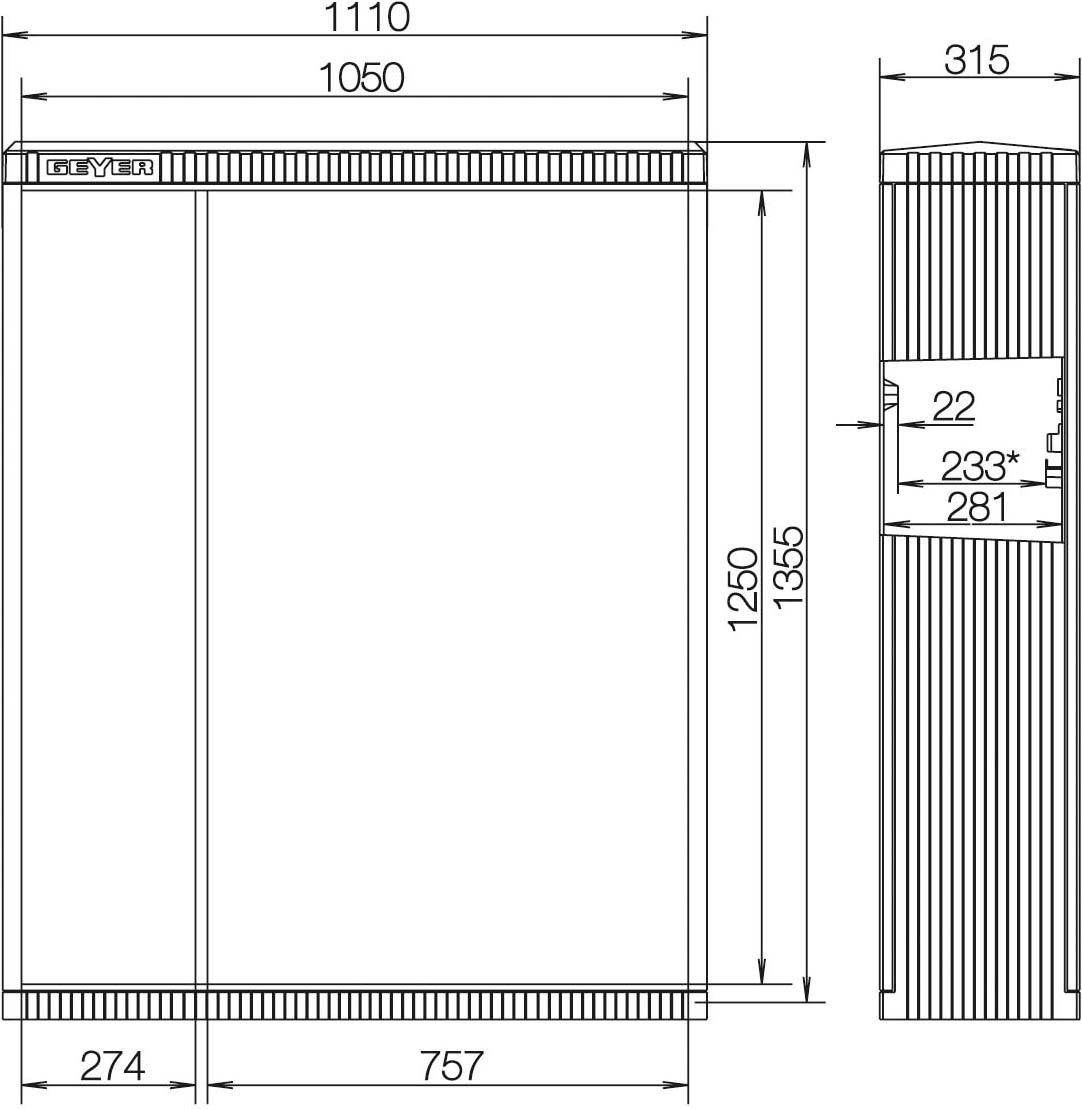 Kabelverteilerschrank SL132V