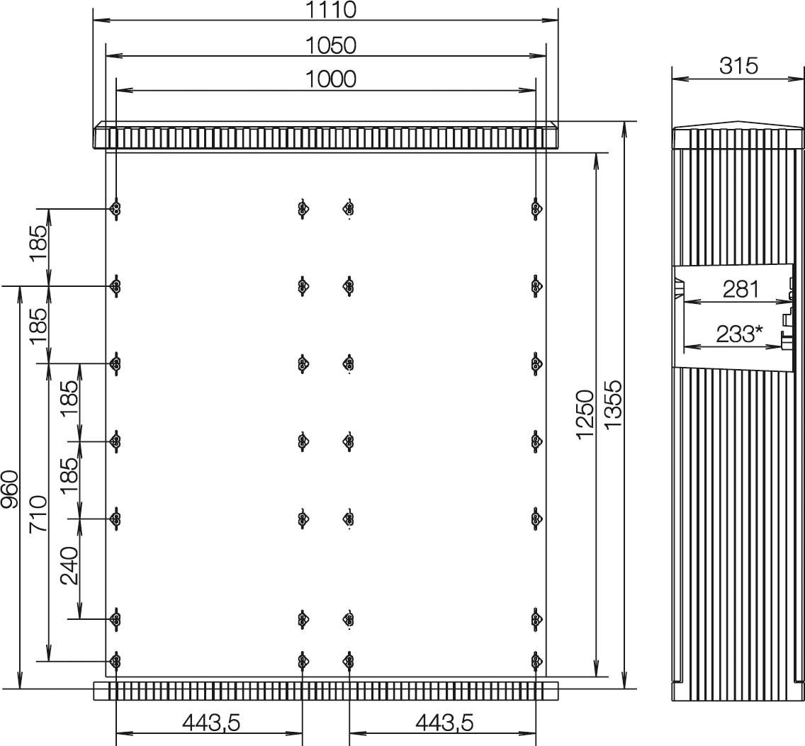 Kabelverteilerschrank SL132P