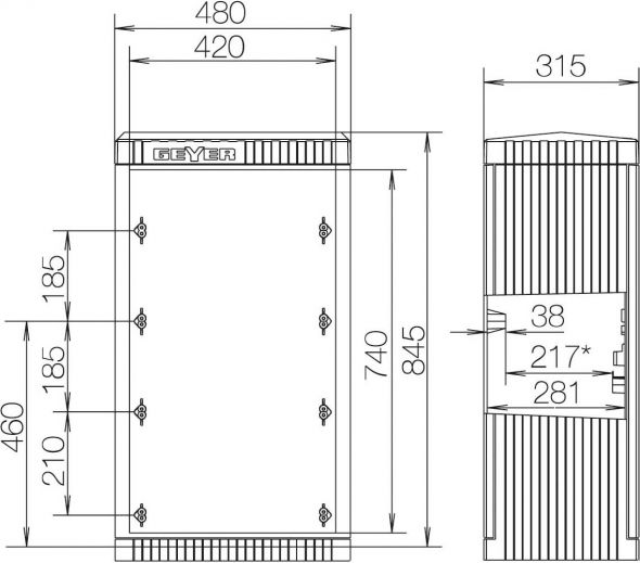 Kabelverteilerschrank SL084