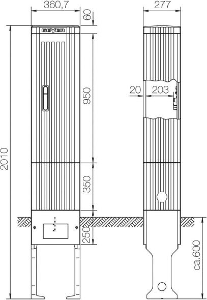 Anschlusssäule SL202
