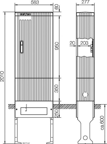 Anschlusssäule SL205P
