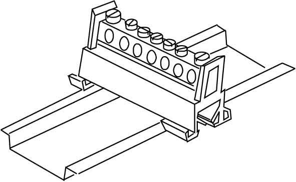 PE-Leiterklemme 651S/15