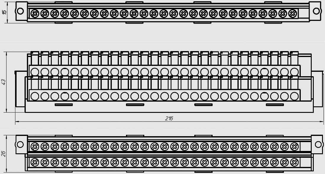 Klemmenträger ZSD-PKL/NPE/1
