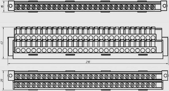 Klemmenträger ZSD-PKL/NPE/1